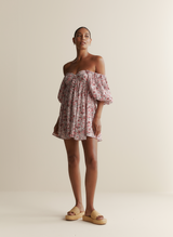 Rowan Silk Linen Mini Dress