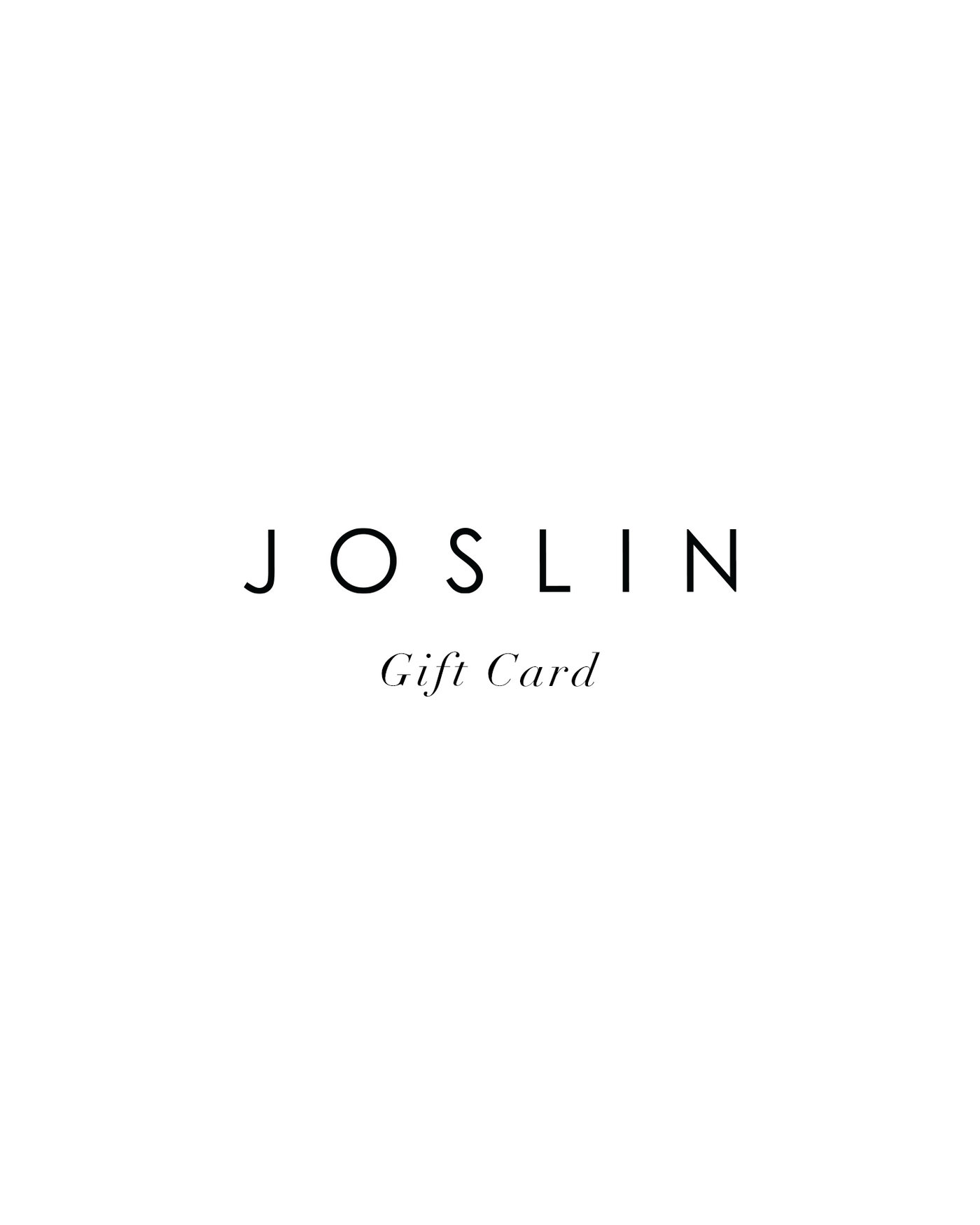 Joslin Studio Gift Card