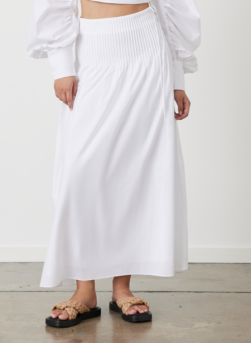 VANESSA ORGANIC COTTON MAXI SKIRT
