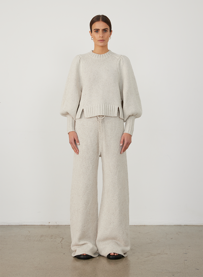 HADLEY WOOL KNIT | HEATHER