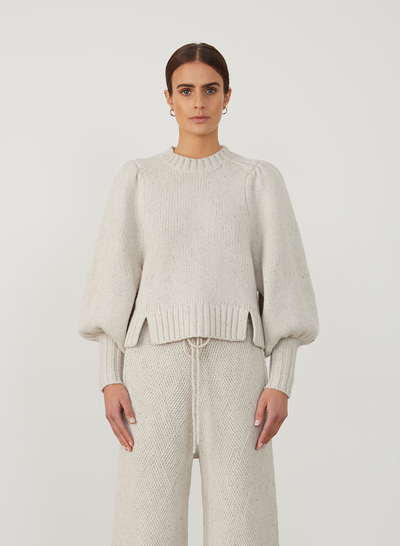 HADLEY WOOL KNIT | HEATHER