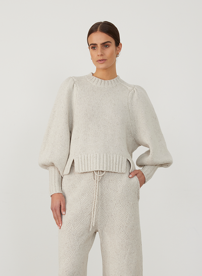 HADLEY WOOL KNIT | HEATHER