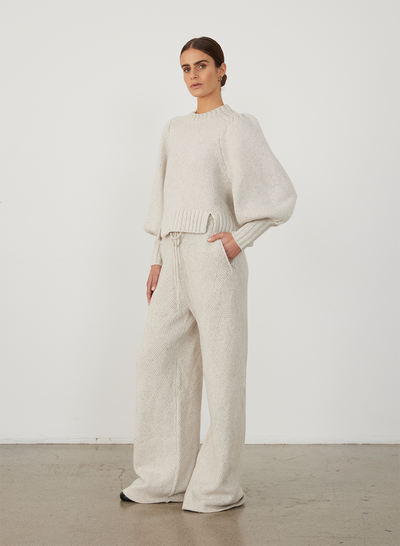 HADLEY WOOL KNIT | HEATHER