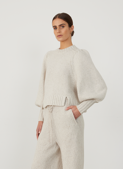HADLEY WOOL KNIT | HEATHER