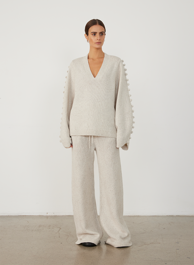 PAIGE WOOL KNIT | HEATHER
