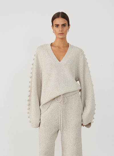 PAIGE WOOL KNIT | HEATHER