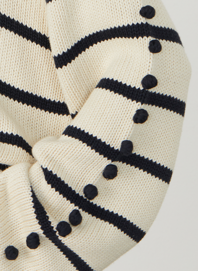 MAUDE ORGANIC COTTON CASHMERE KNIT | NAVY STRIPE