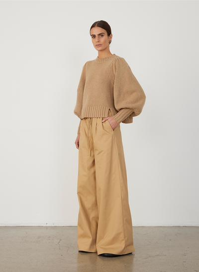HADLEY WOOL KNIT | CAMEL