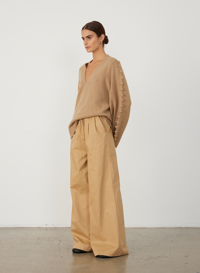 PAIGE WOOL KNIT | CAMEL