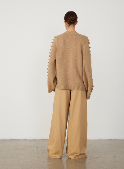 PAIGE WOOL KNIT | CAMEL