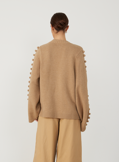 PAIGE WOOL KNIT | CAMEL