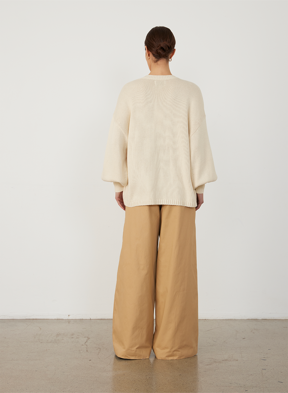 CORA ORGANIC COTTON CASHMERE KNIT | CREAM