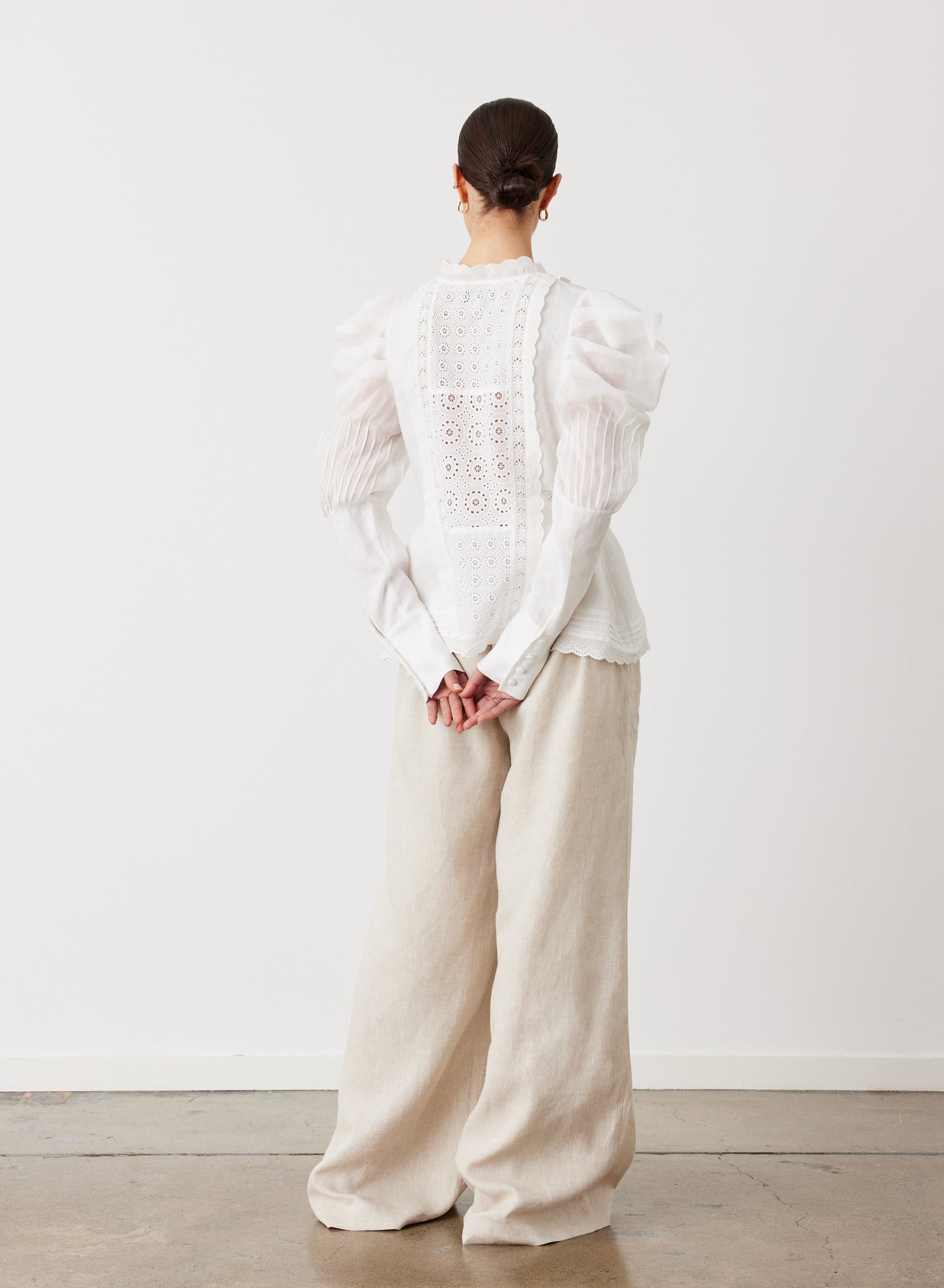 IMOGEN LINEN RAMIE SHIRT | CREAM