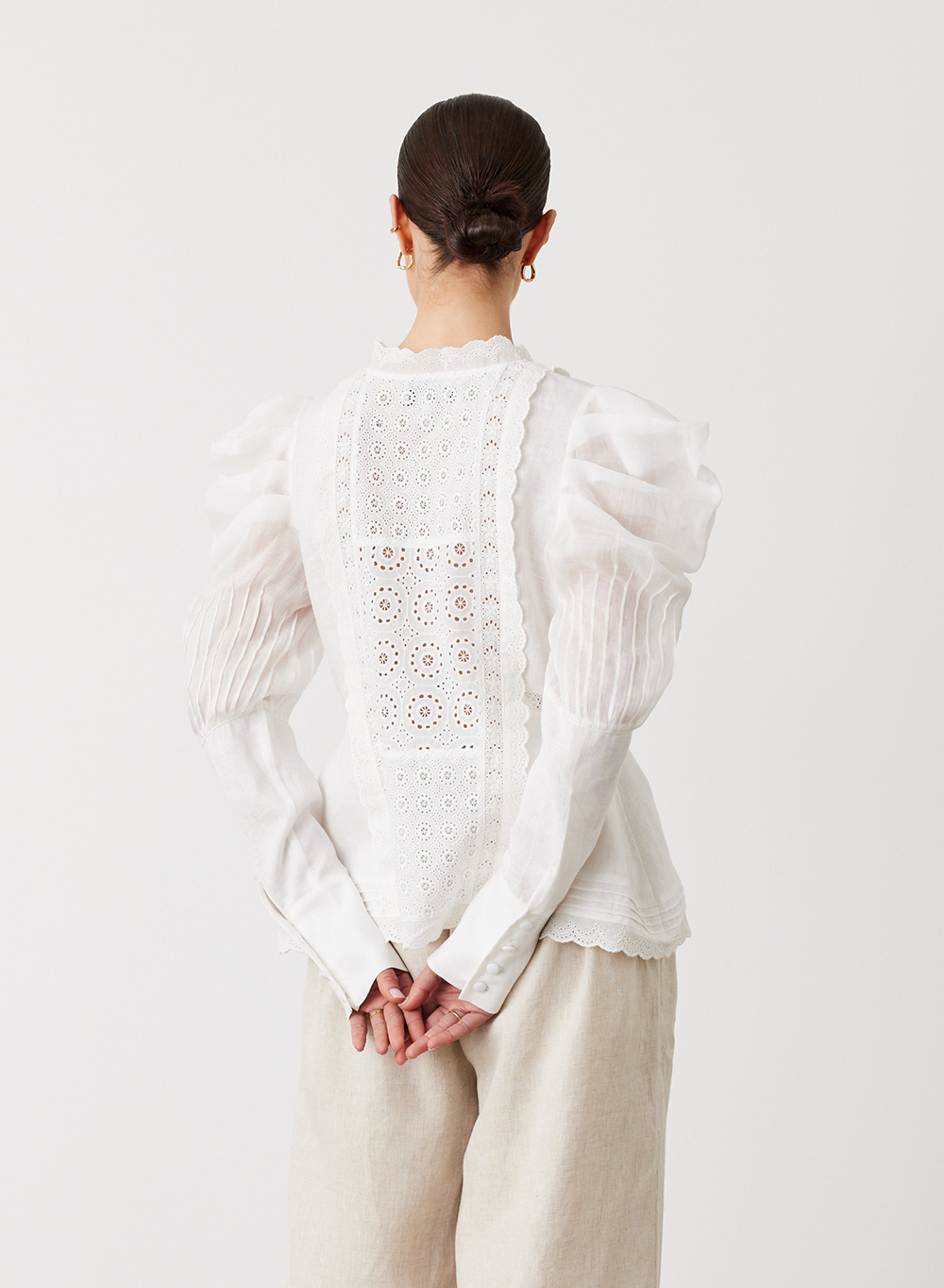 IMOGEN LINEN RAMIE SHIRT | CREAM