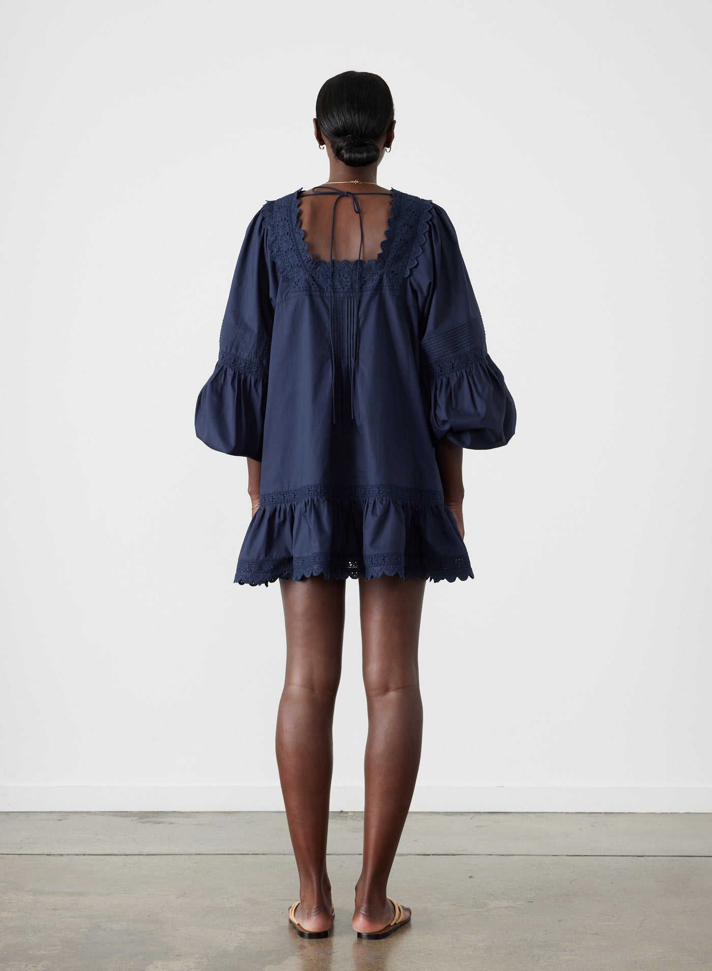 Katya Organic Cotton Mini Smock Dress