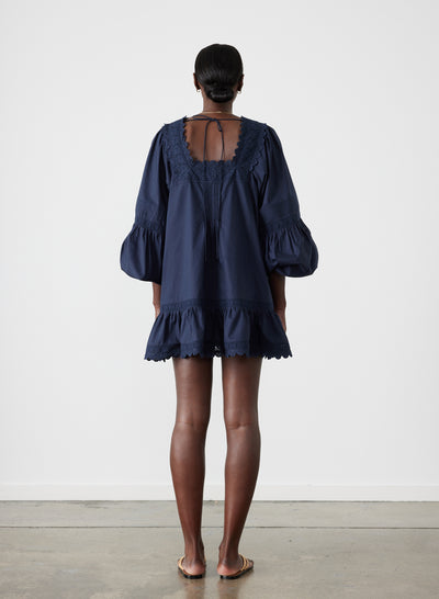 Katya Organic Cotton Mini Smock Dress