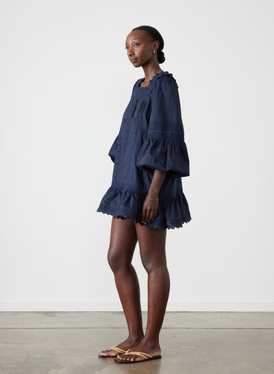 Katya Organic Cotton Mini Smock Dress