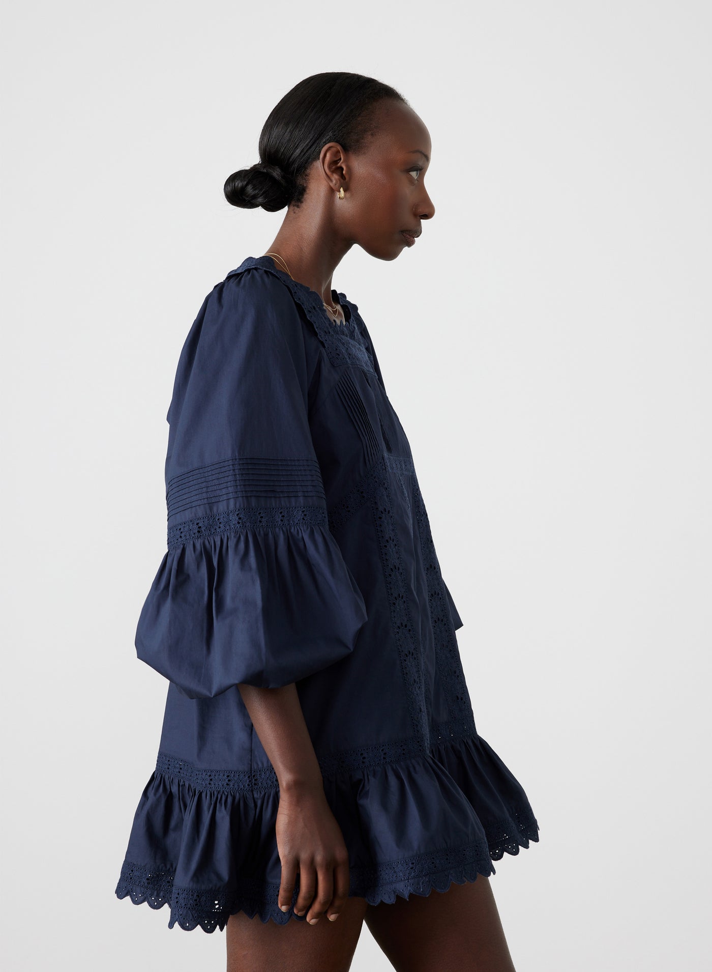Katya Organic Cotton Mini Smock Dress