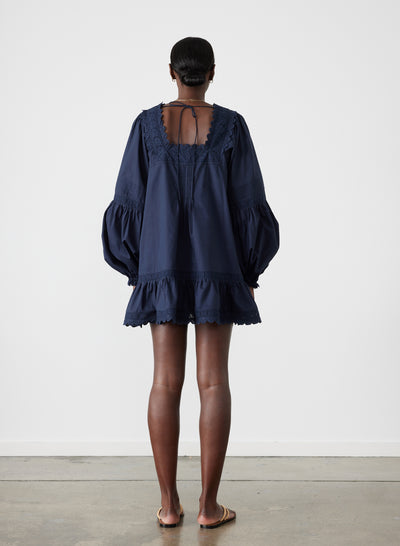 Katya Organic Cotton Mini Smock Dress