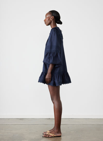 Katya Organic Cotton Mini Smock Dress
