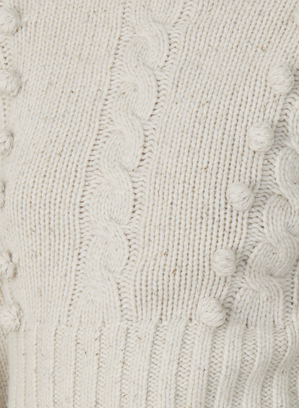 EVA WOOL KNIT |  HEATHER DOT MARLE