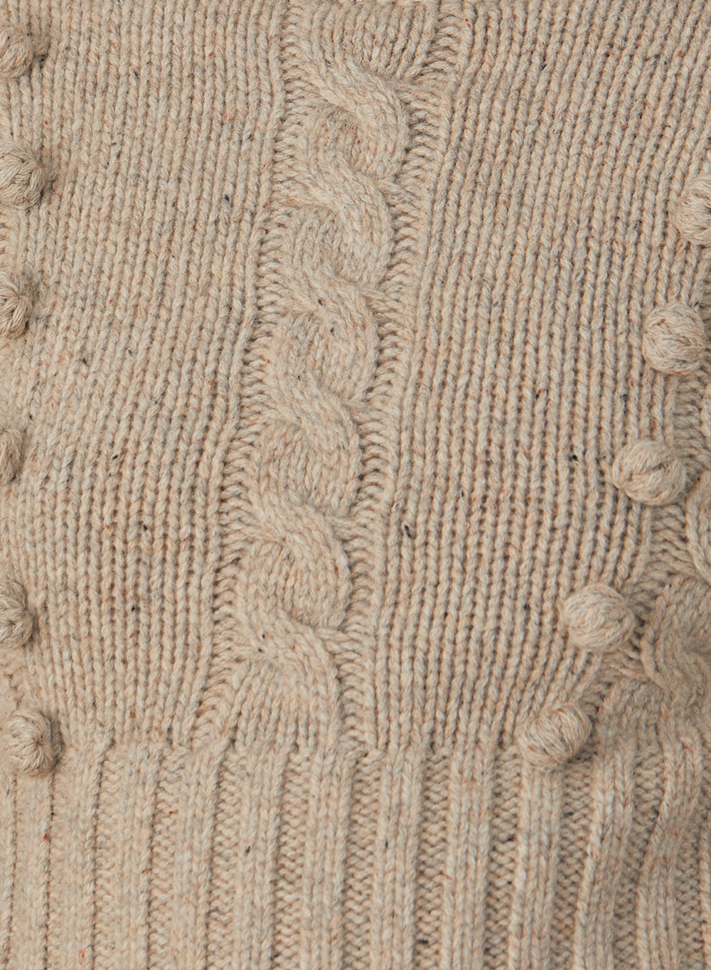 EVA WOOL KNIT | OATMEAL DOT MARLE