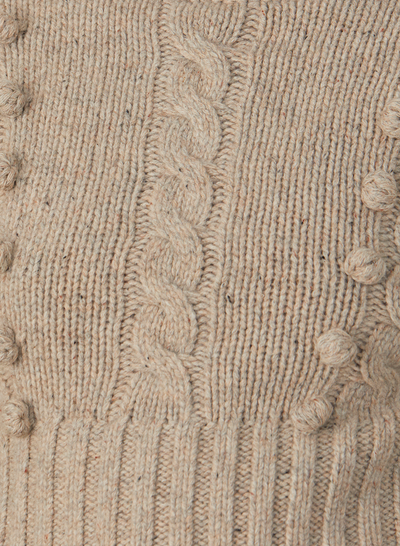 EVA WOOL KNIT | OATMEAL DOT MARLE