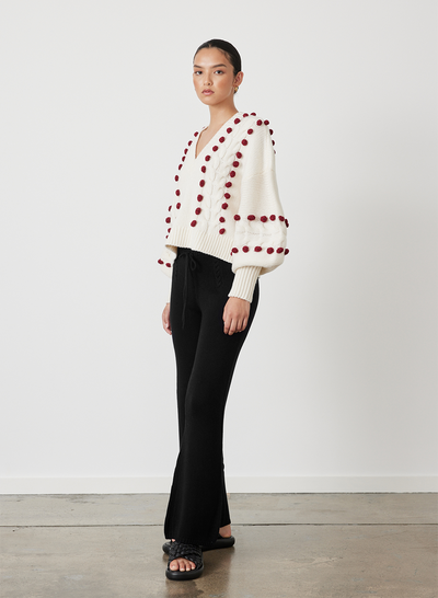 ELSA WOOL CROP KNIT | CREAM RHUBARB