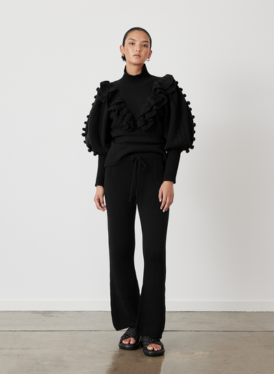 FELICITY WOOL KNIT | BLACK