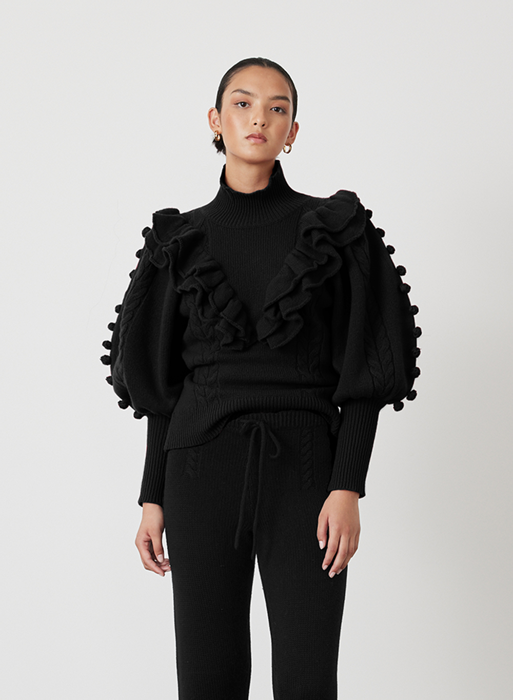 FELICITY WOOL KNIT | BLACK