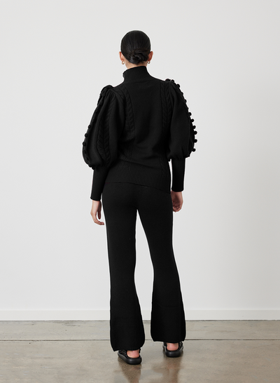 FELICITY WOOL KNIT | BLACK