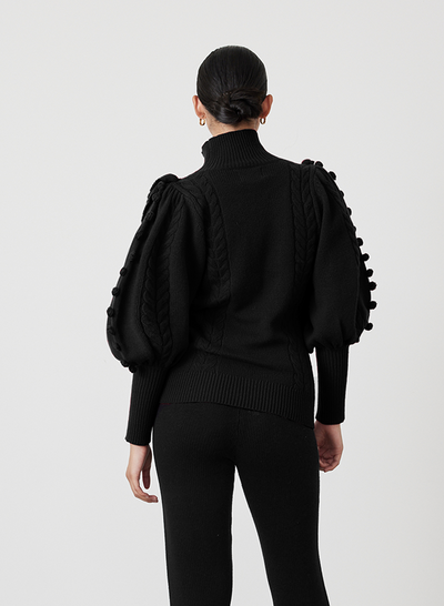 FELICITY WOOL KNIT | BLACK