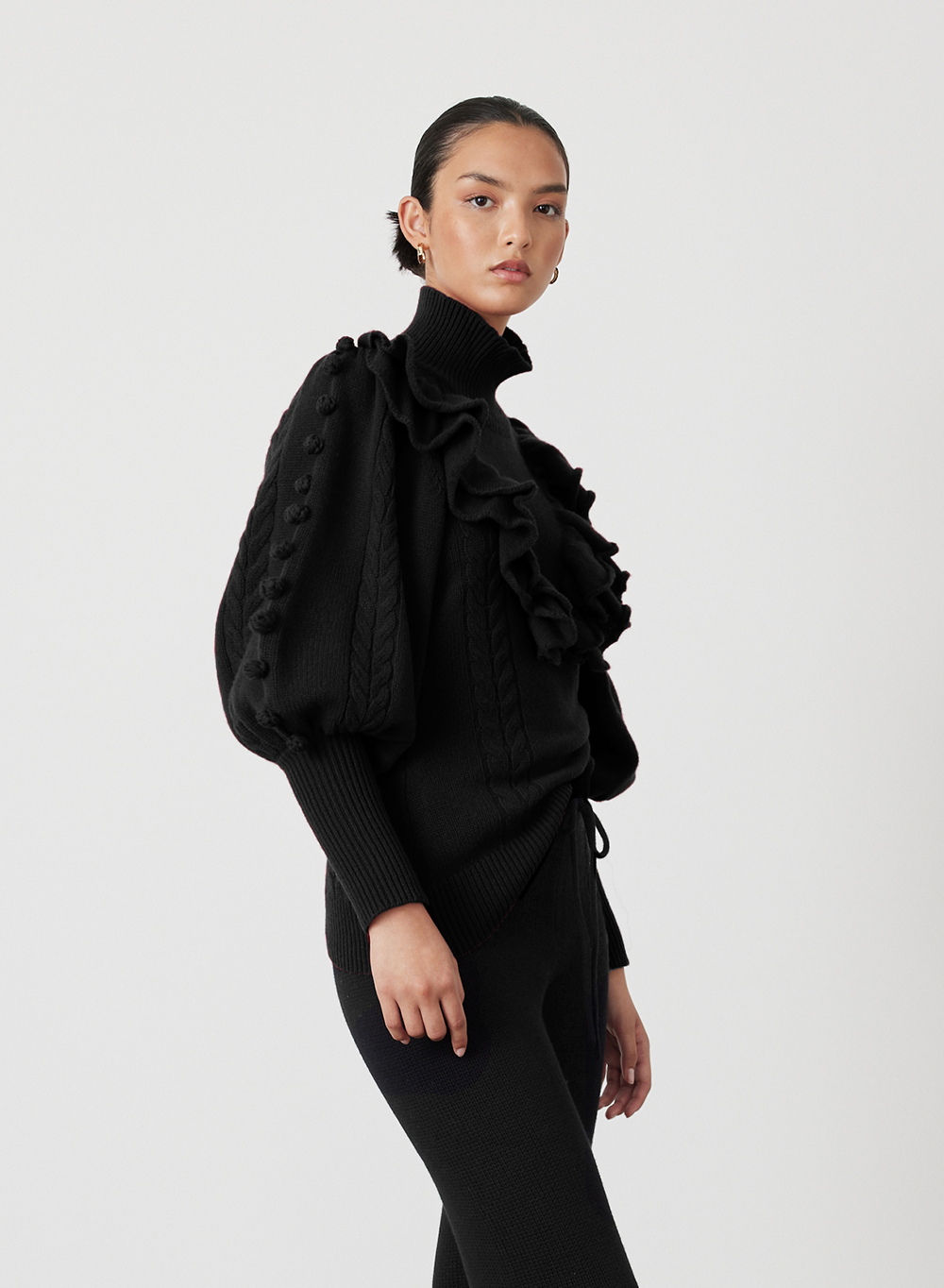 FELICITY WOOL KNIT | BLACK