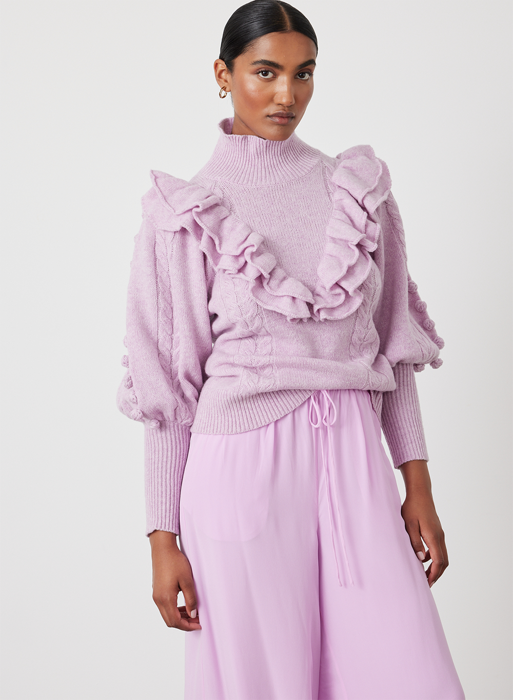 FELICITY WOOL KNIT | ORCHID MARLE