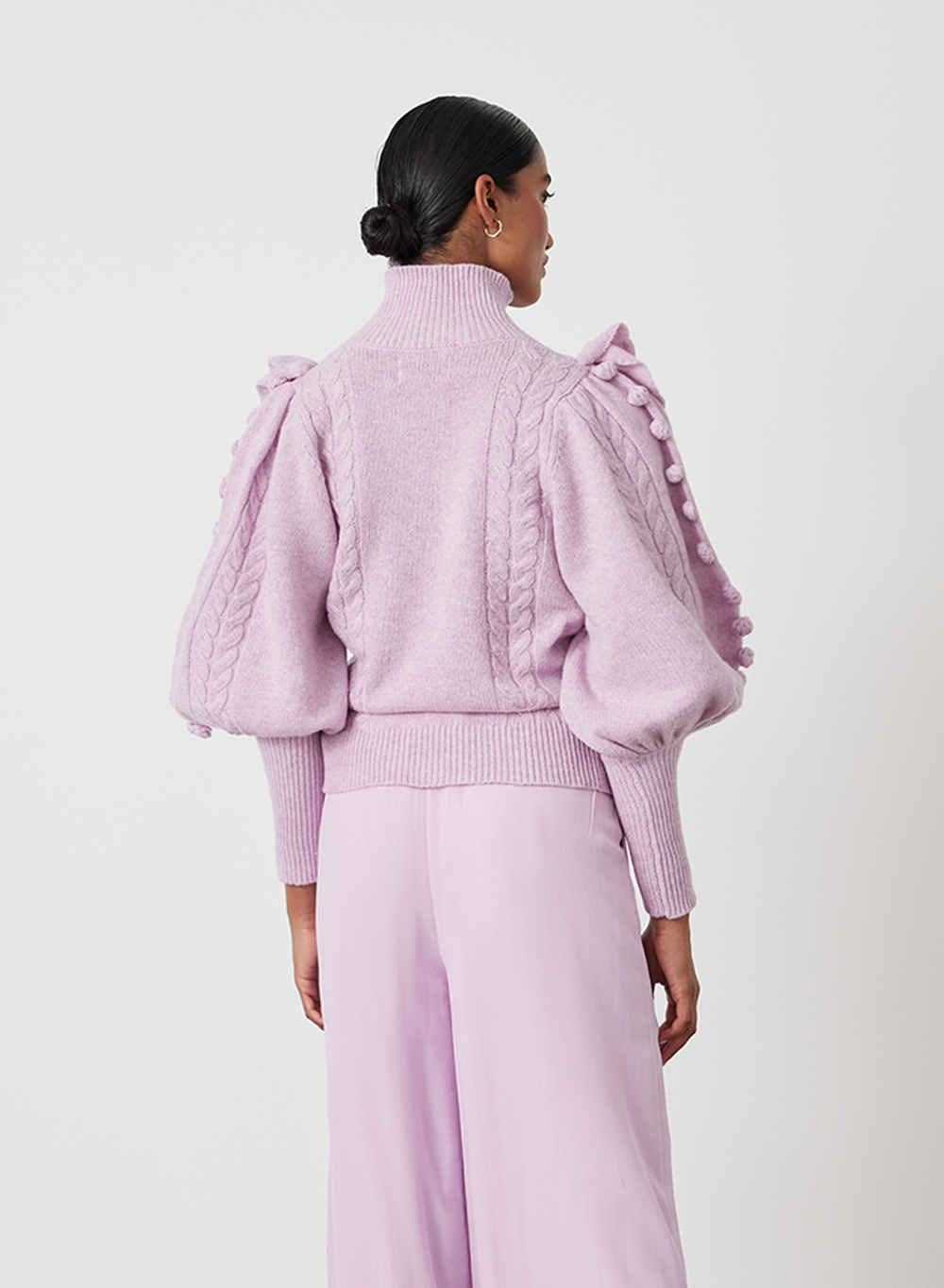 FELICITY WOOL KNIT | ORCHID MARLE