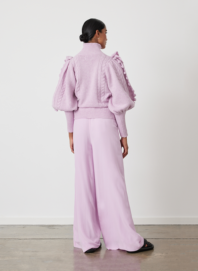 FELICITY WOOL KNIT | ORCHID MARLE