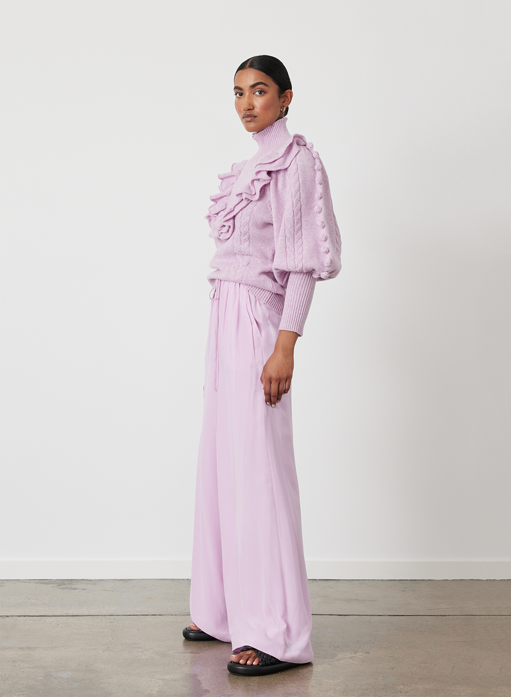 FELICITY WOOL KNIT | ORCHID MARLE
