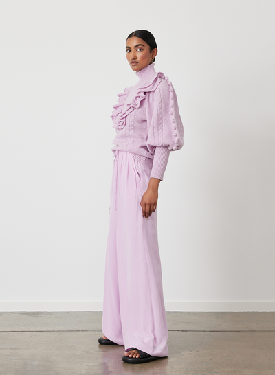 FELICITY WOOL KNIT | ORCHID MARLE