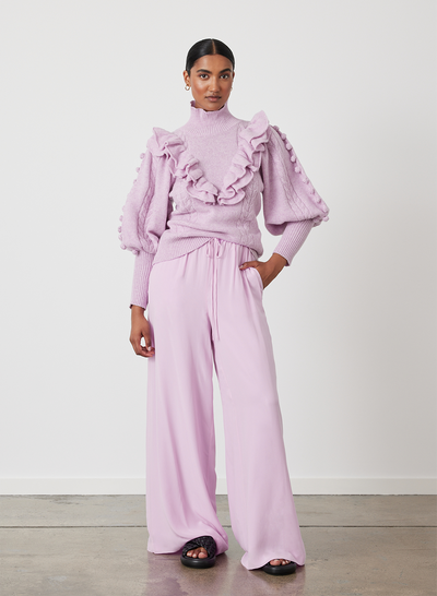 FELICITY WOOL KNIT | ORCHID MARLE