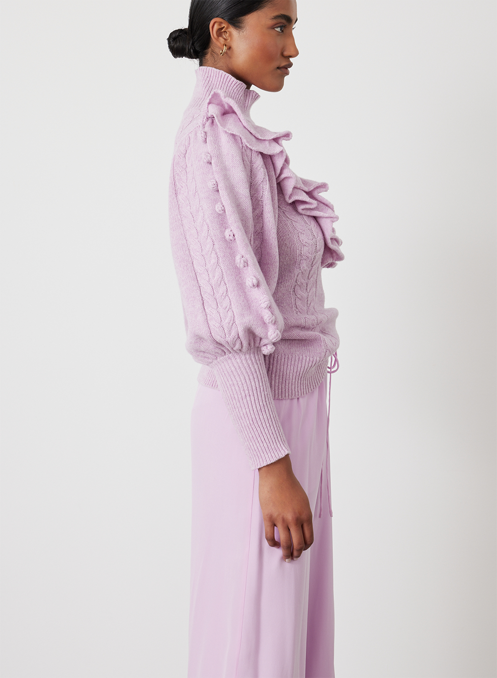 FELICITY WOOL KNIT | ORCHID MARLE