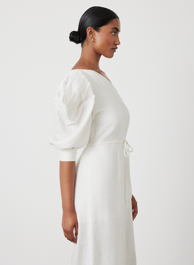 VALENTINA LINEN JUMPSUIT | CREAM