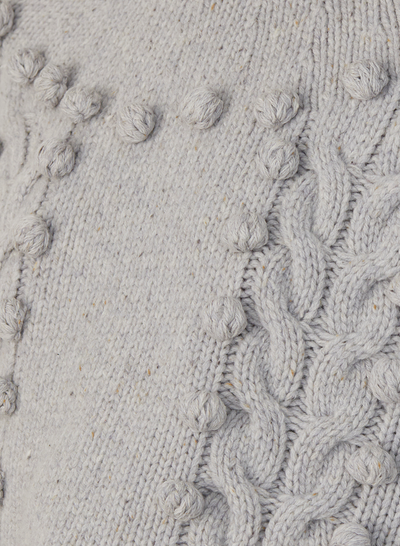 OLIVIA WOOL KNIT | GREY DOT MARLE