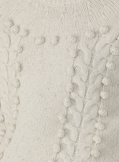 OLIVIA WOOL KNIT | HEATHER DOT MARLE