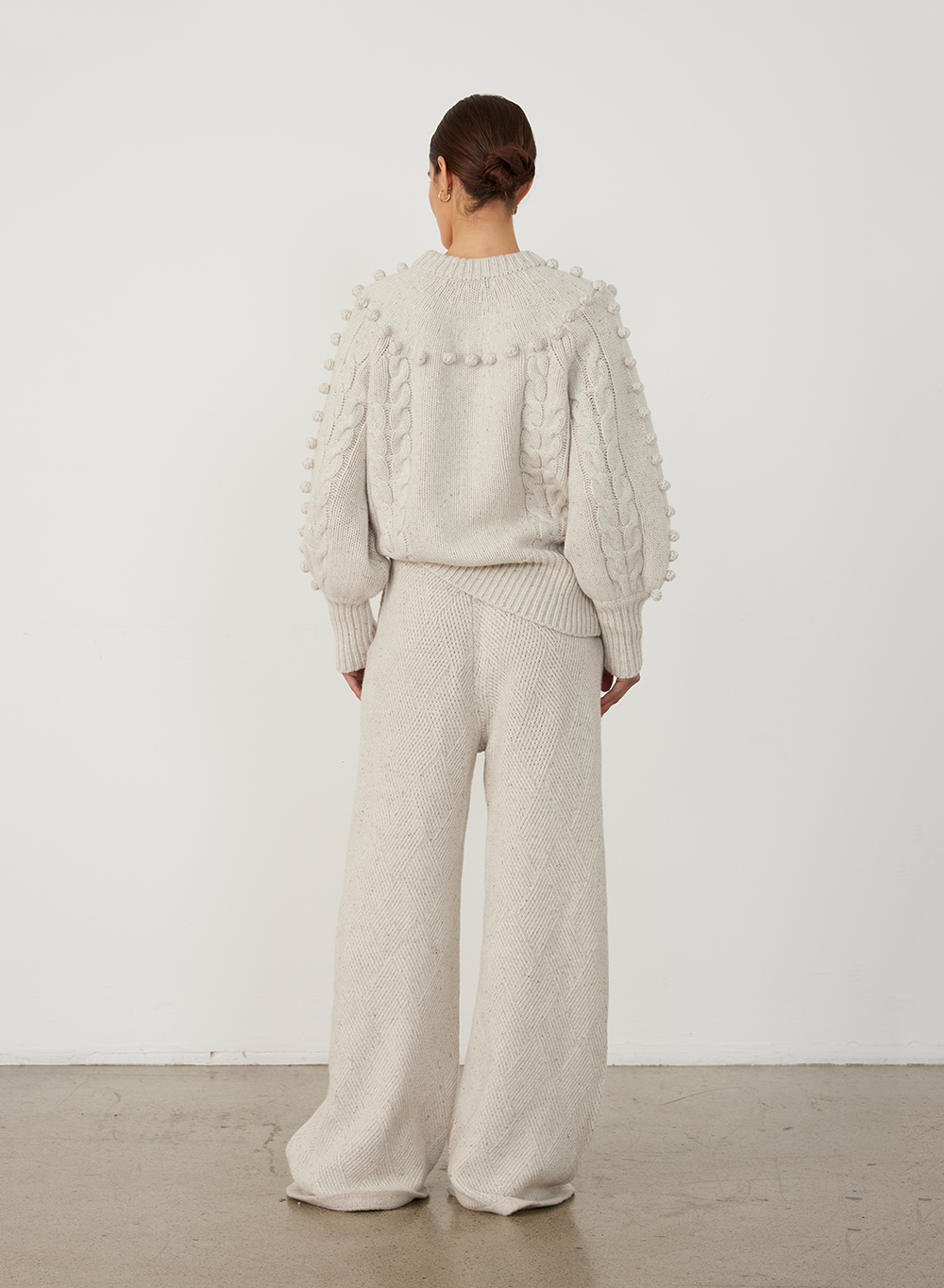 Olivia Wool Knit | Heather Dot Marle