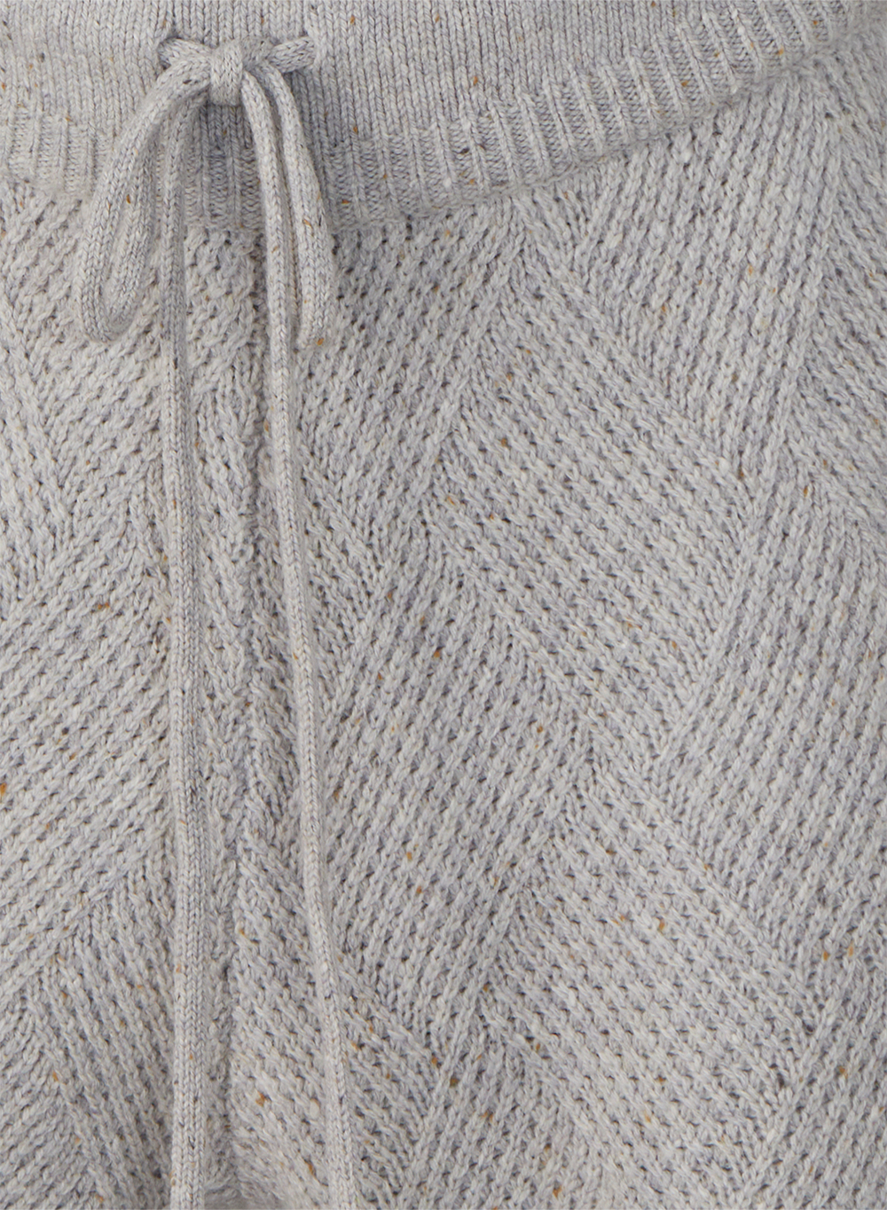 ELIZABETH WOOL QUILT KNIT PANT | GREY DOT MARLE