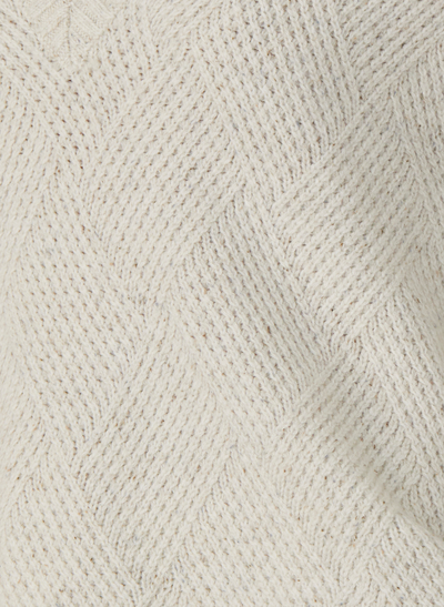 ANNA WOOL QUILT KNIT | HEATHER DOT MARLE