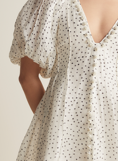 Blyth Silk Linen Mini Dress