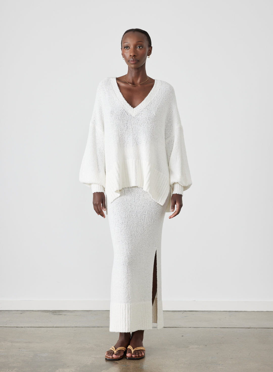 スカート Pure Boucle Knit Set Pure Boucle Knit Set （Her lip to／Pure Boucle Knit Set