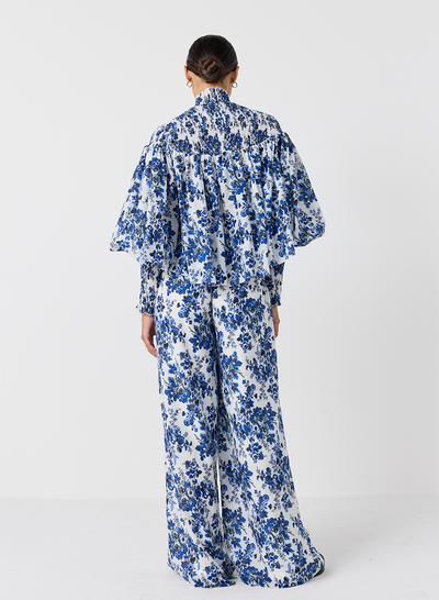 Antonia Silk Cotton Smock Top