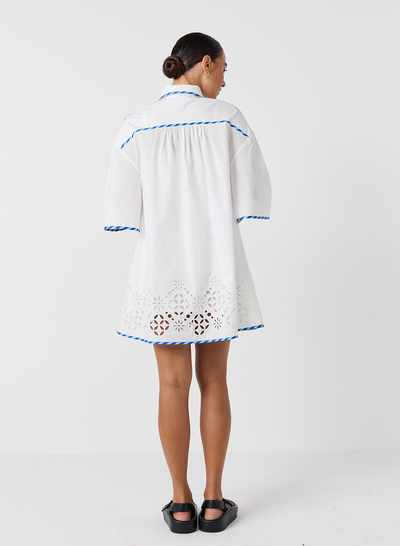 Nora Organic Cotton Smock Mini Dress